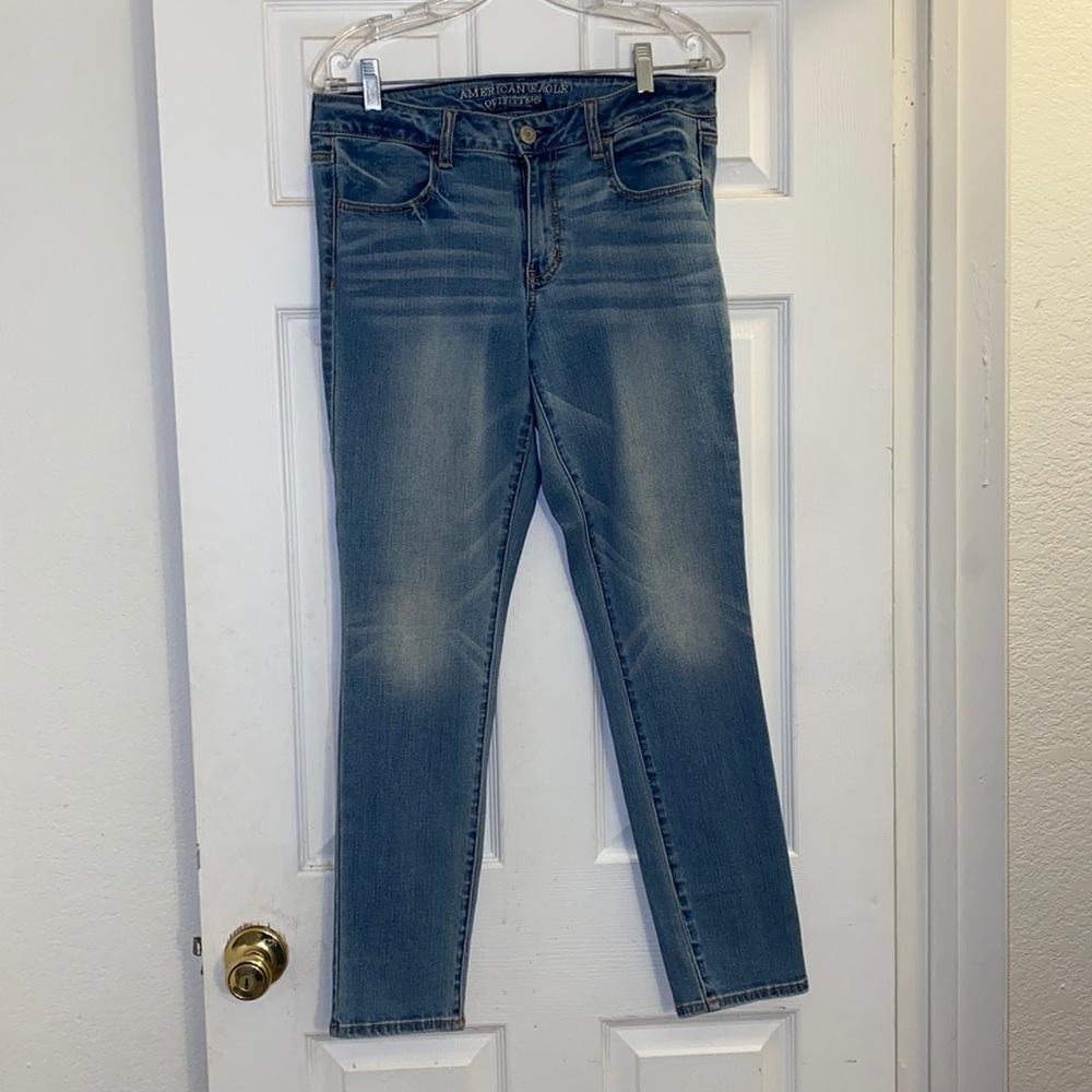 American eagle super stretch jean size 12 reg